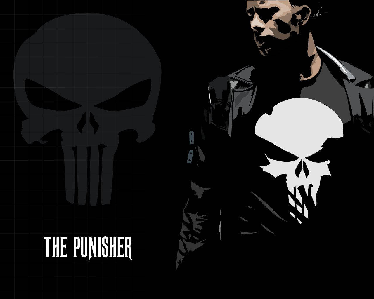 The Punisher Logo And Frank Castle Wallpaper