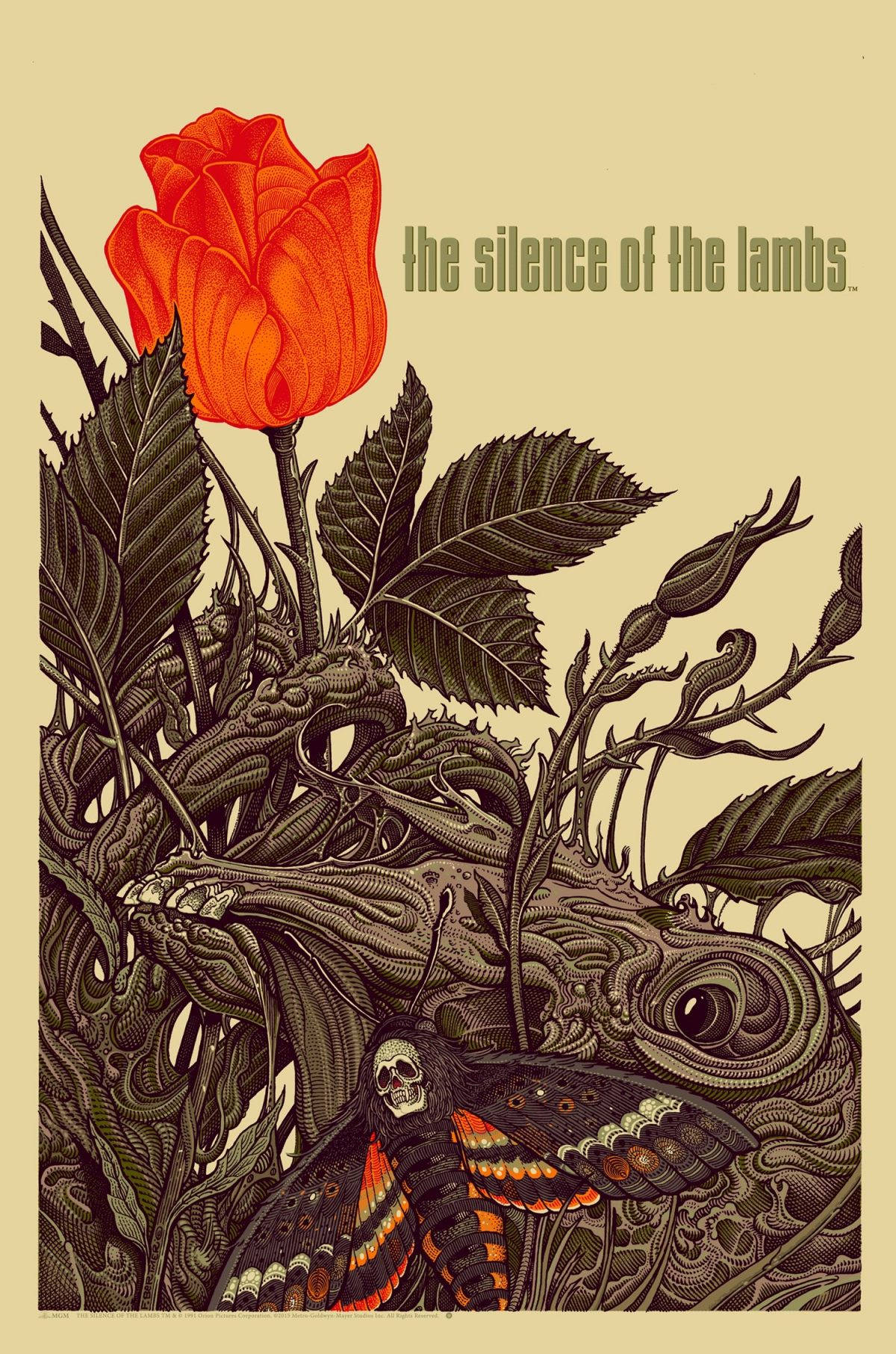 The Silence Of The Lambs Artwork Wallpaper
