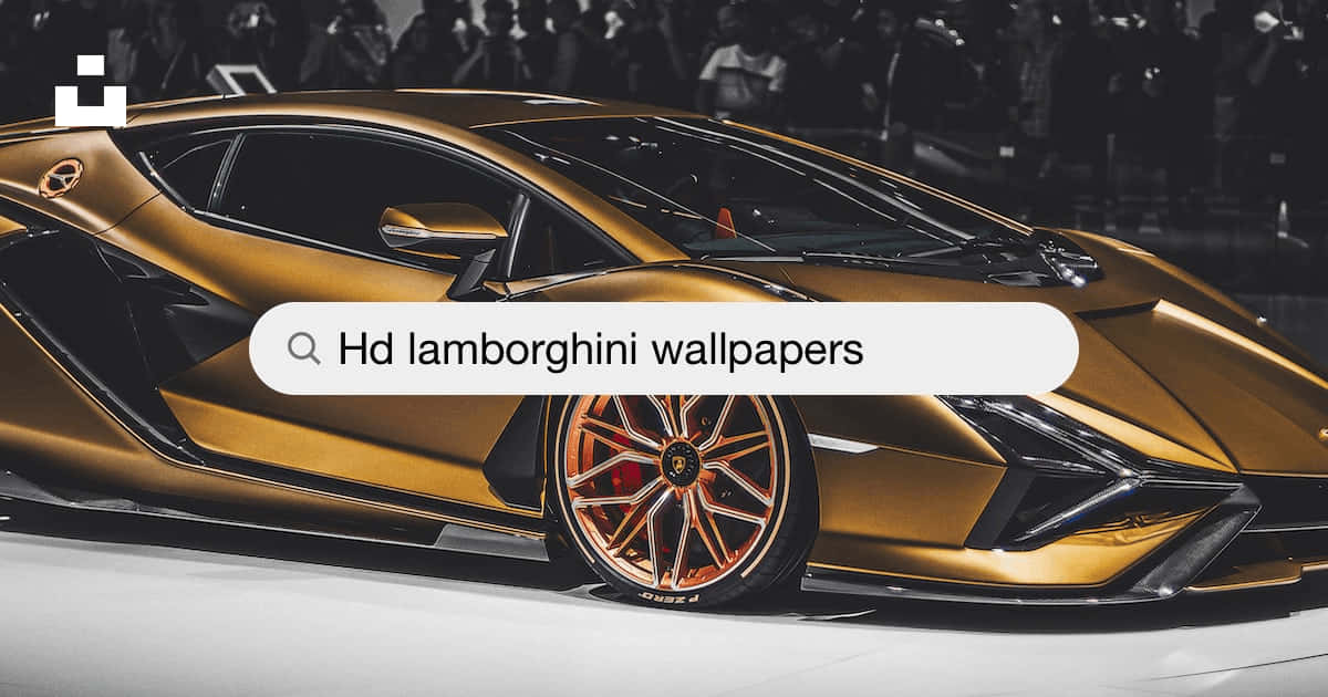 The Sleek And Stunning Golden Car Wallpaper