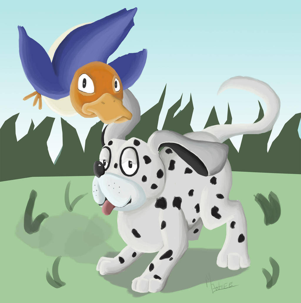 The Smiling Dalmatian Dog - Star Of Duck Hunt Game Wallpaper