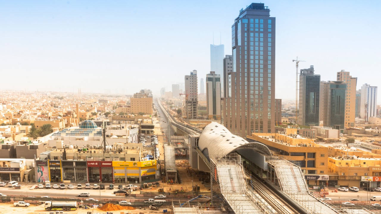 The Splendid Architecture Of A Train Station In Riyadh, Saudi Arabia Wallpaper