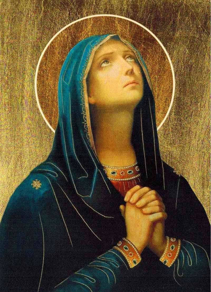 The Virgin Mary Praying Wallpaper