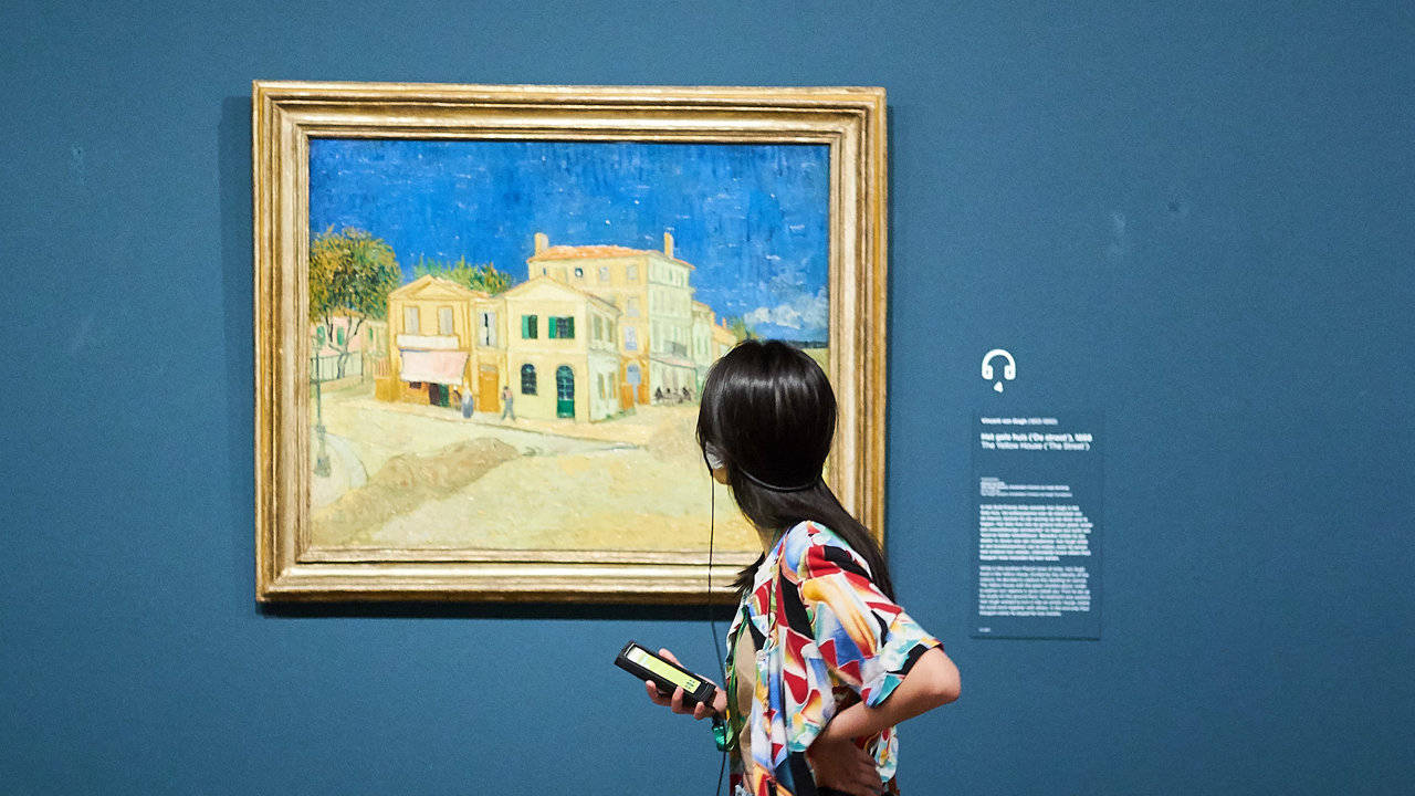 The Yellow House At Van Gogh Museum Wallpaper