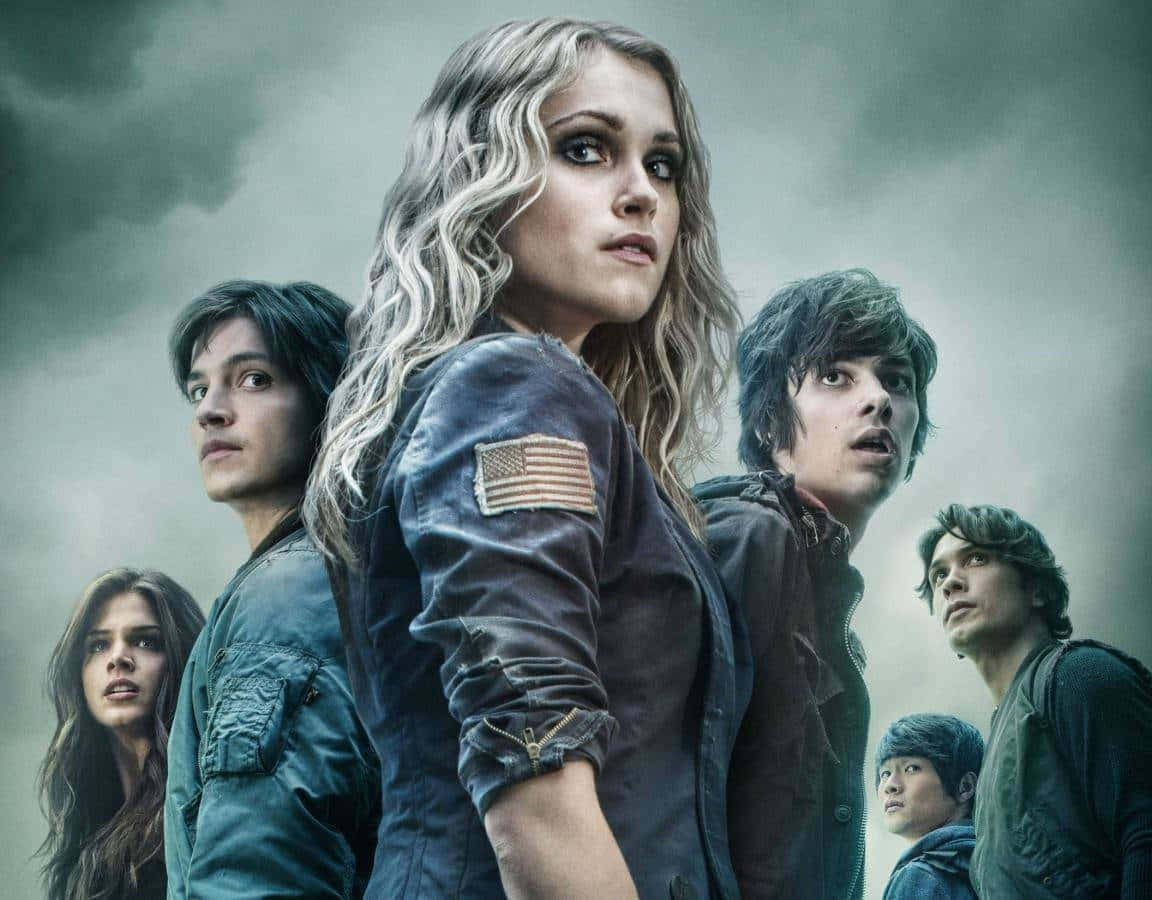 The100 Cast Stormy Backdrop Wallpaper