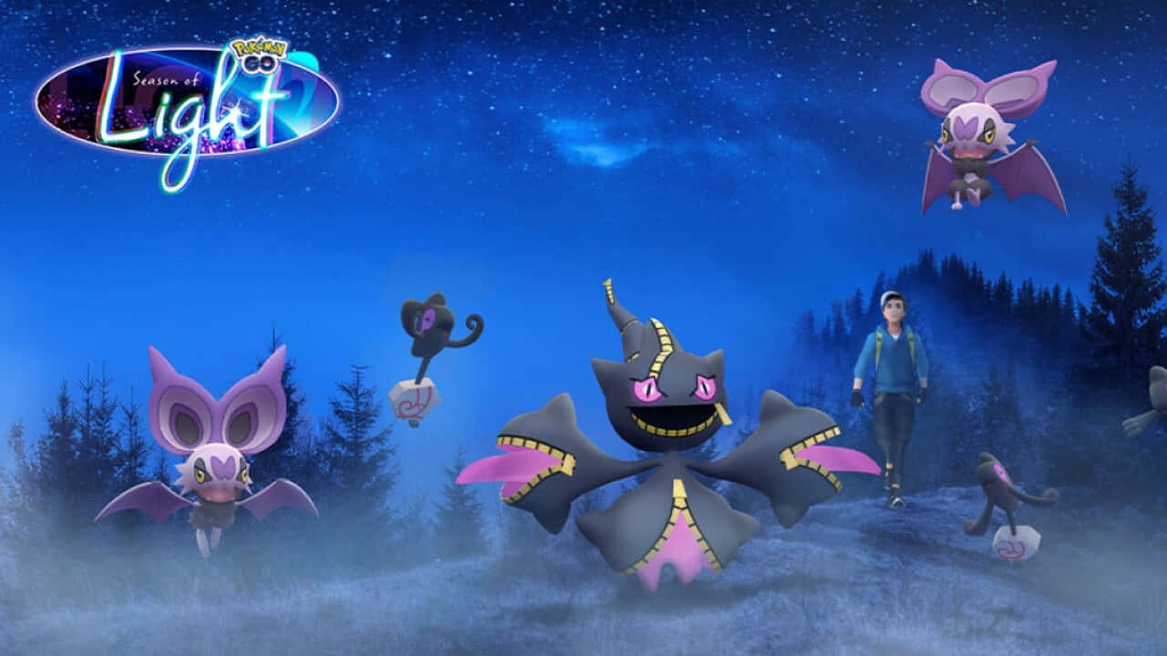 These Two Pokemon Are Ready For A Spooky Night Of Trick Or Treat! Wallpaper