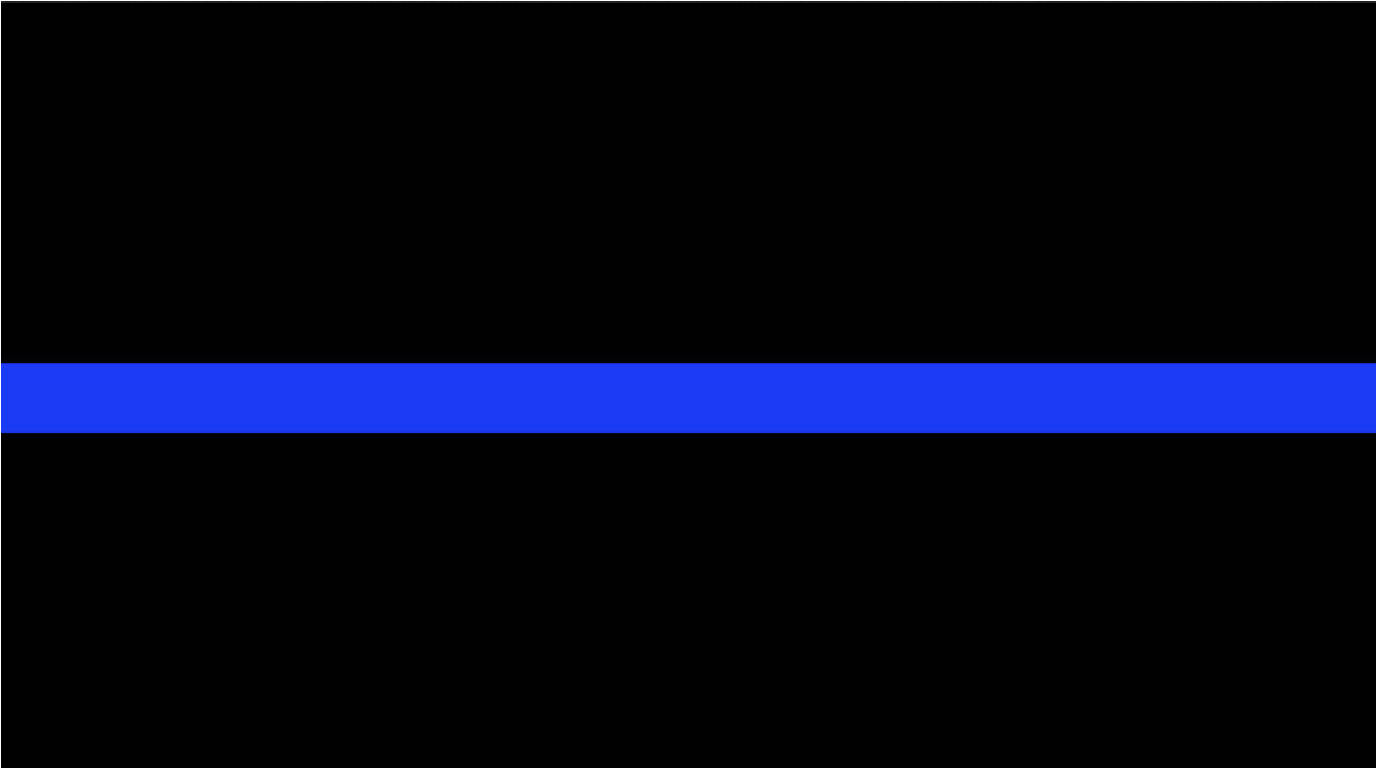 Thin Blue Line Police Flag Wallpaper