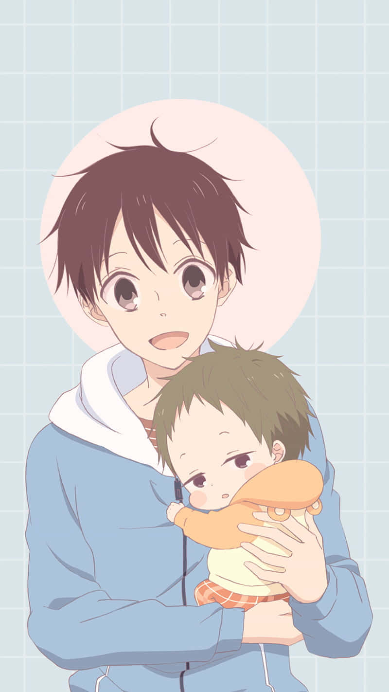 This Sweet Baby Anime Character Is Sure To Bring A Smile To Your Face. Wallpaper