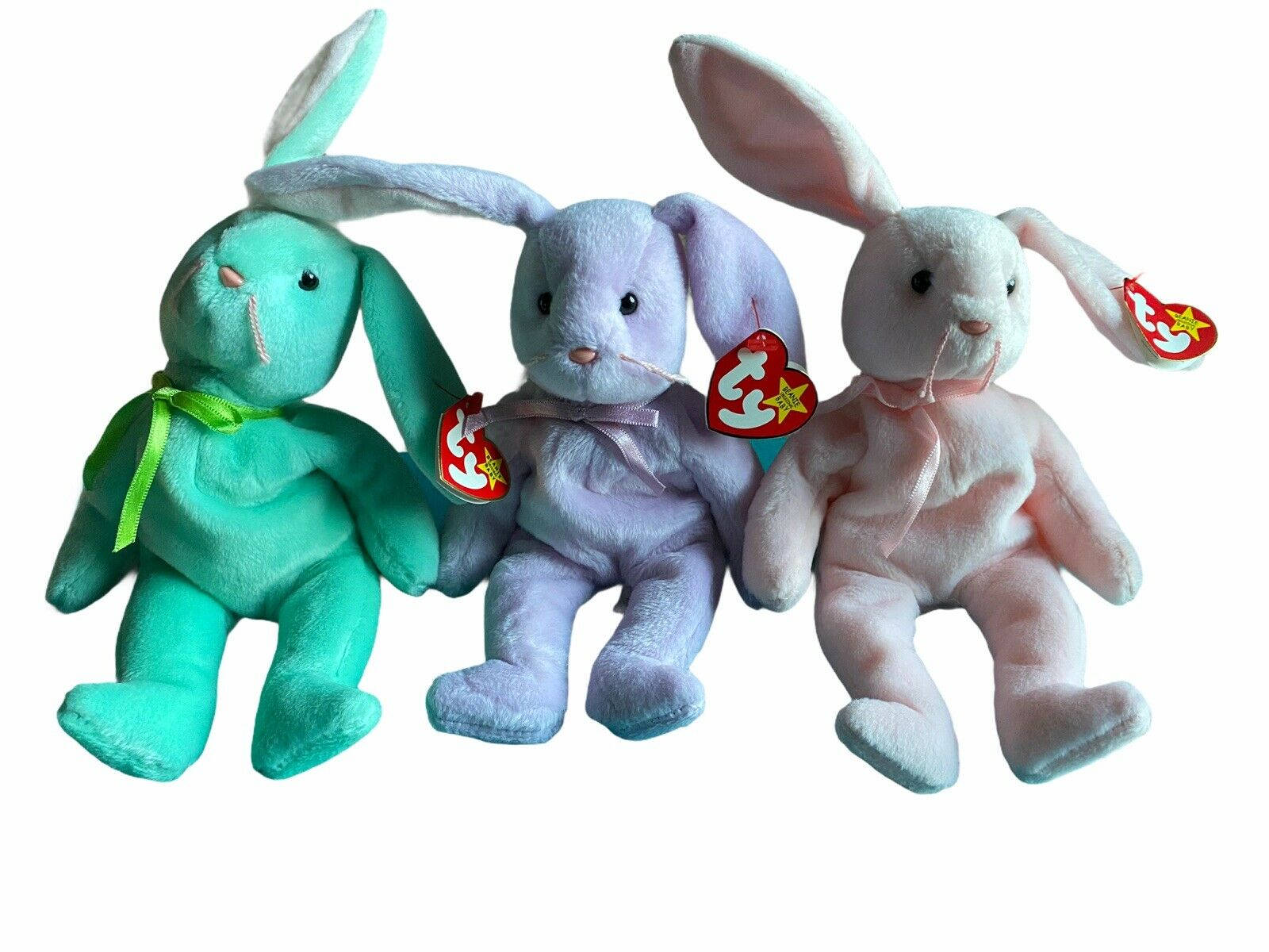 Three Bunny Beanie Boos Wallpaper