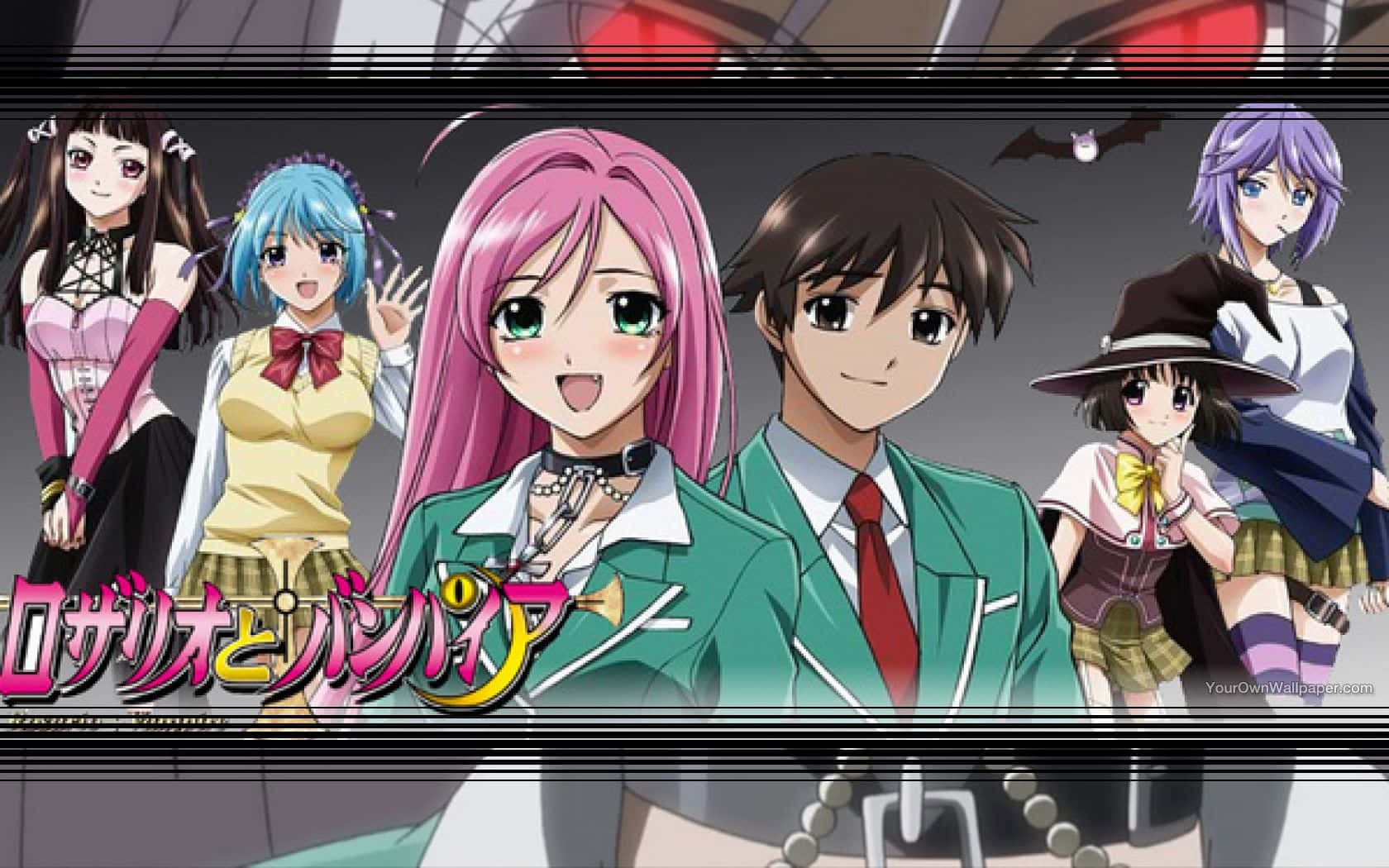 Three Generations Of Rosario Vampire! Wallpaper