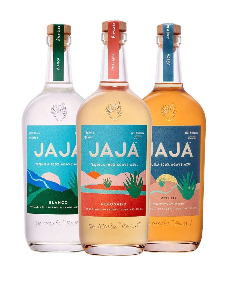 Three Luxurious Classes Of Jaja Tequila Beautifully Arranged. Wallpaper