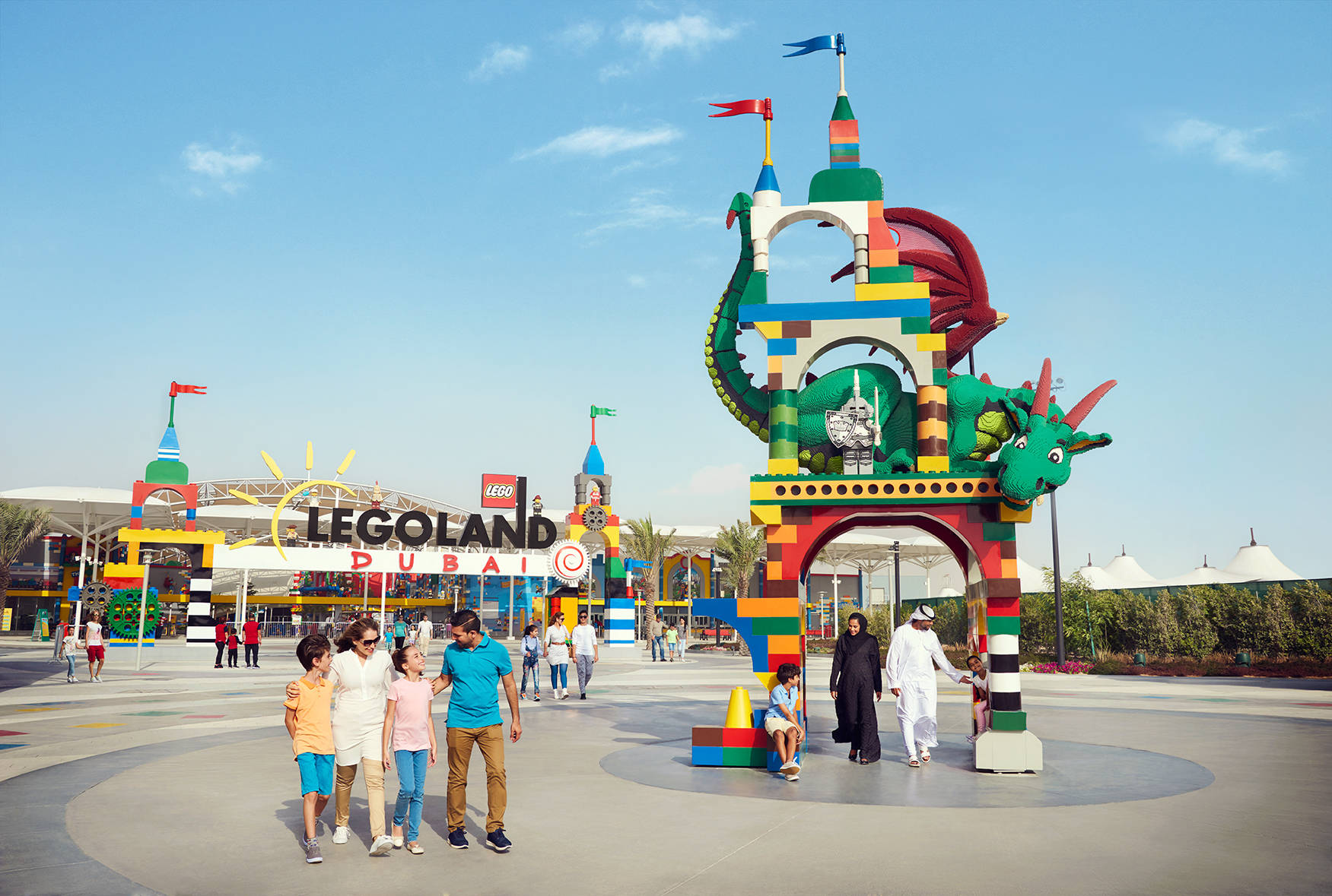 Thrilling Adventures At Legoland Dubai Wallpaper