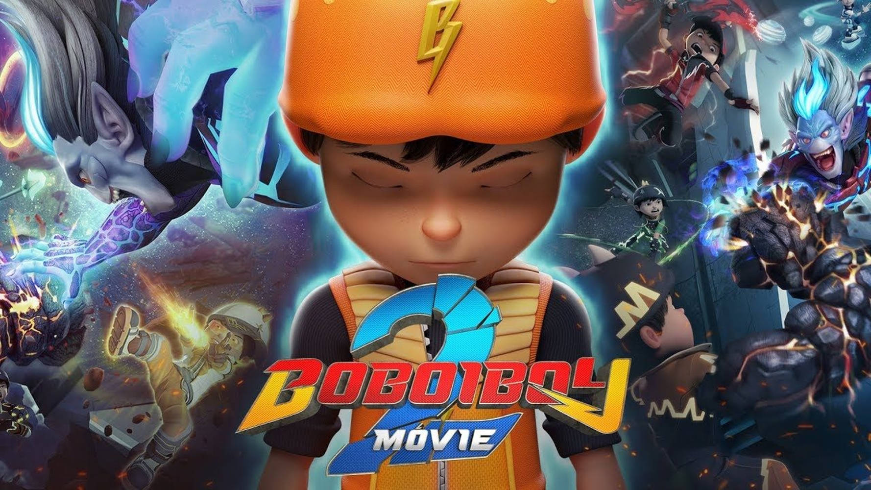 Thrilling Animation In Boboiboy Hd Movie Sequel Wallpaper