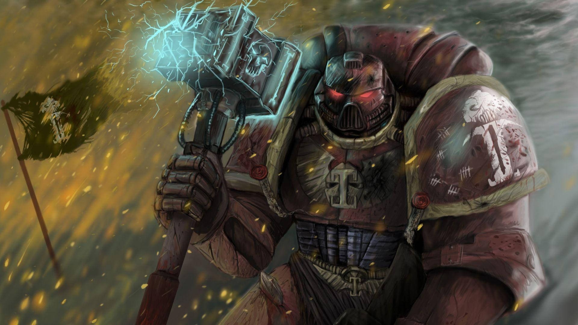 Thunder Hammer Warhammer 40k Hd Wallpaper