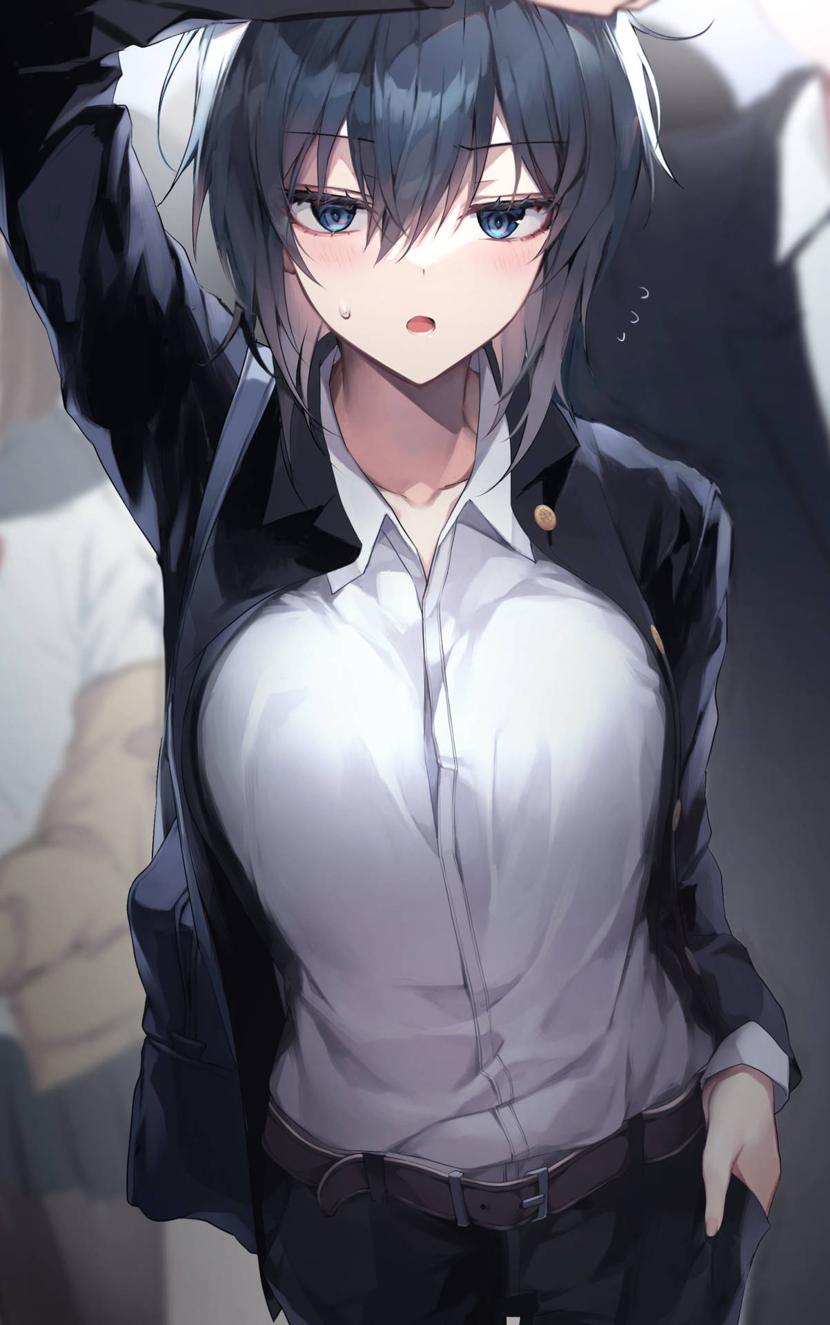 Tomboy anime girl discount