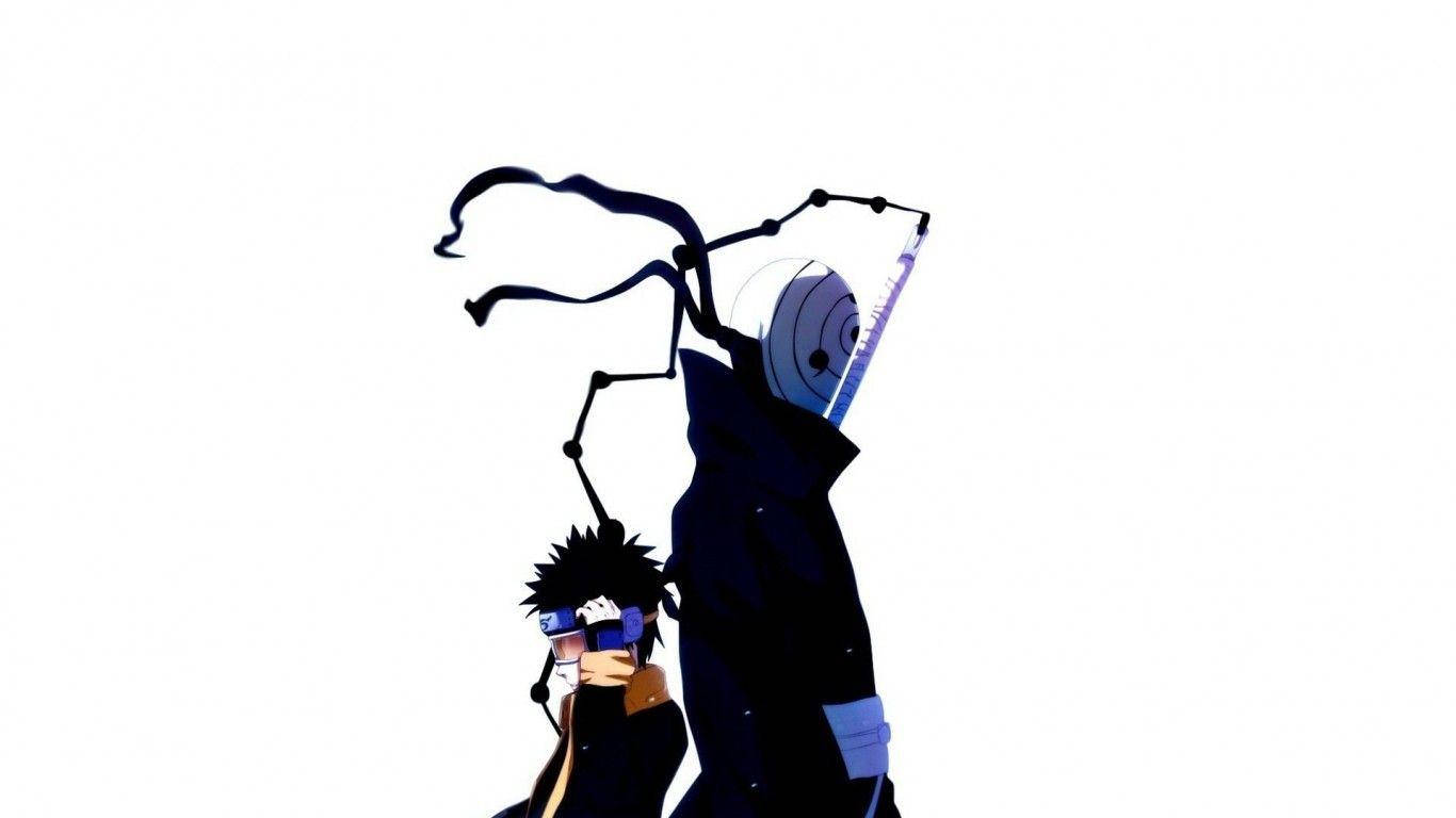 Tobi Naruto Back-to-back Young Obito Wallpaper