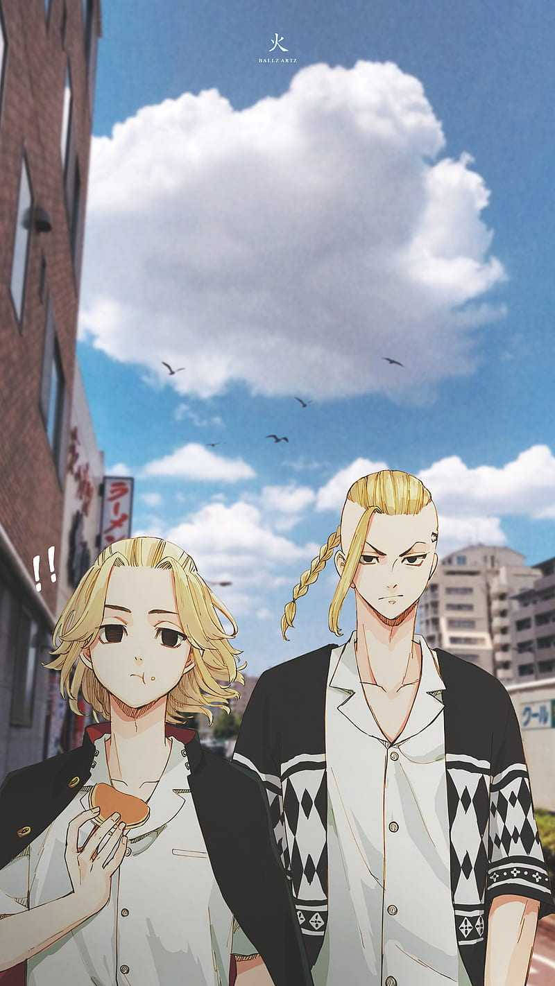 Tokyo Revengers Aesthetic Mikey And Draken Wallpaper