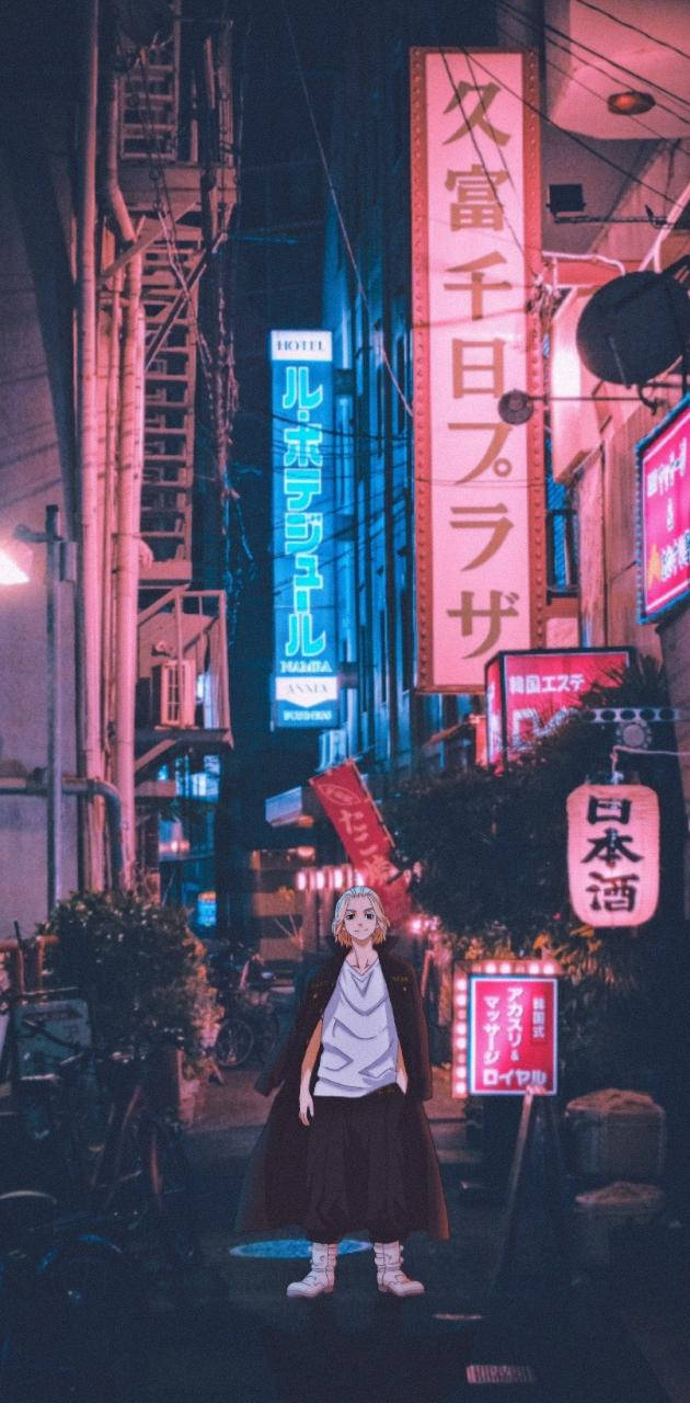 Tokyo Revengers: Mikey In Tokyo Wallpaper