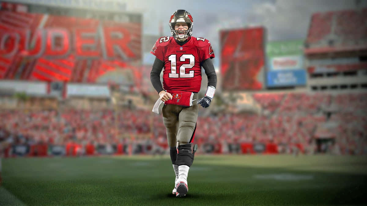 Tom Brady Buccaneers 1200 X 675 Wallpaper