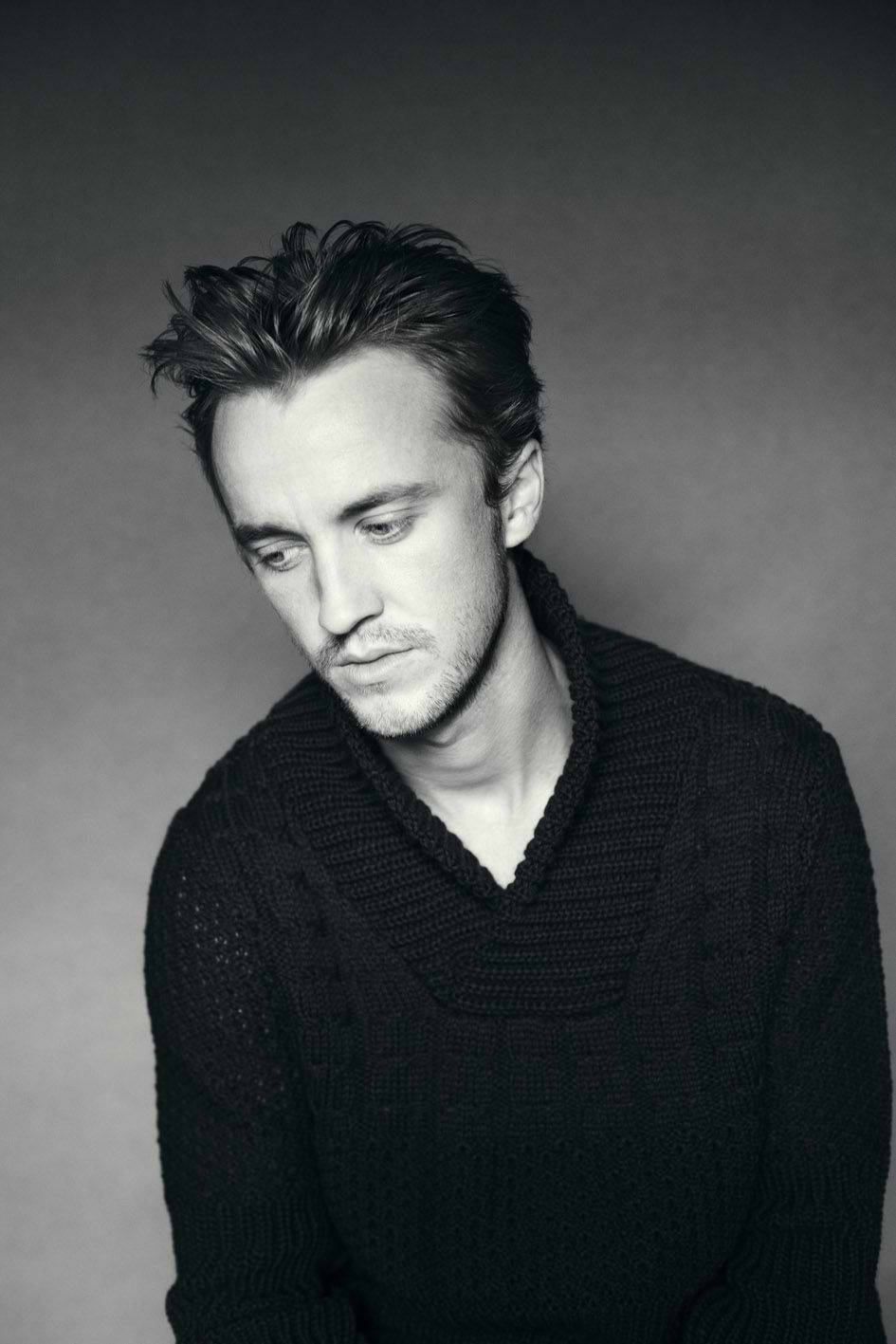 Tom Felton Dreamy Photo Wallpaper