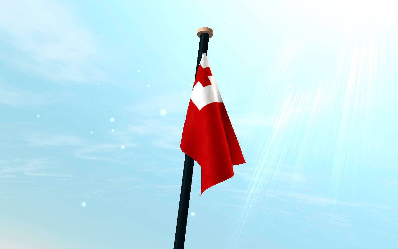 Tonga Flag Down Wallpaper