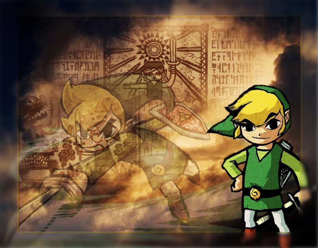 Toon Link, The Brave Adventurer From The Legend Of Zelda Wallpaper