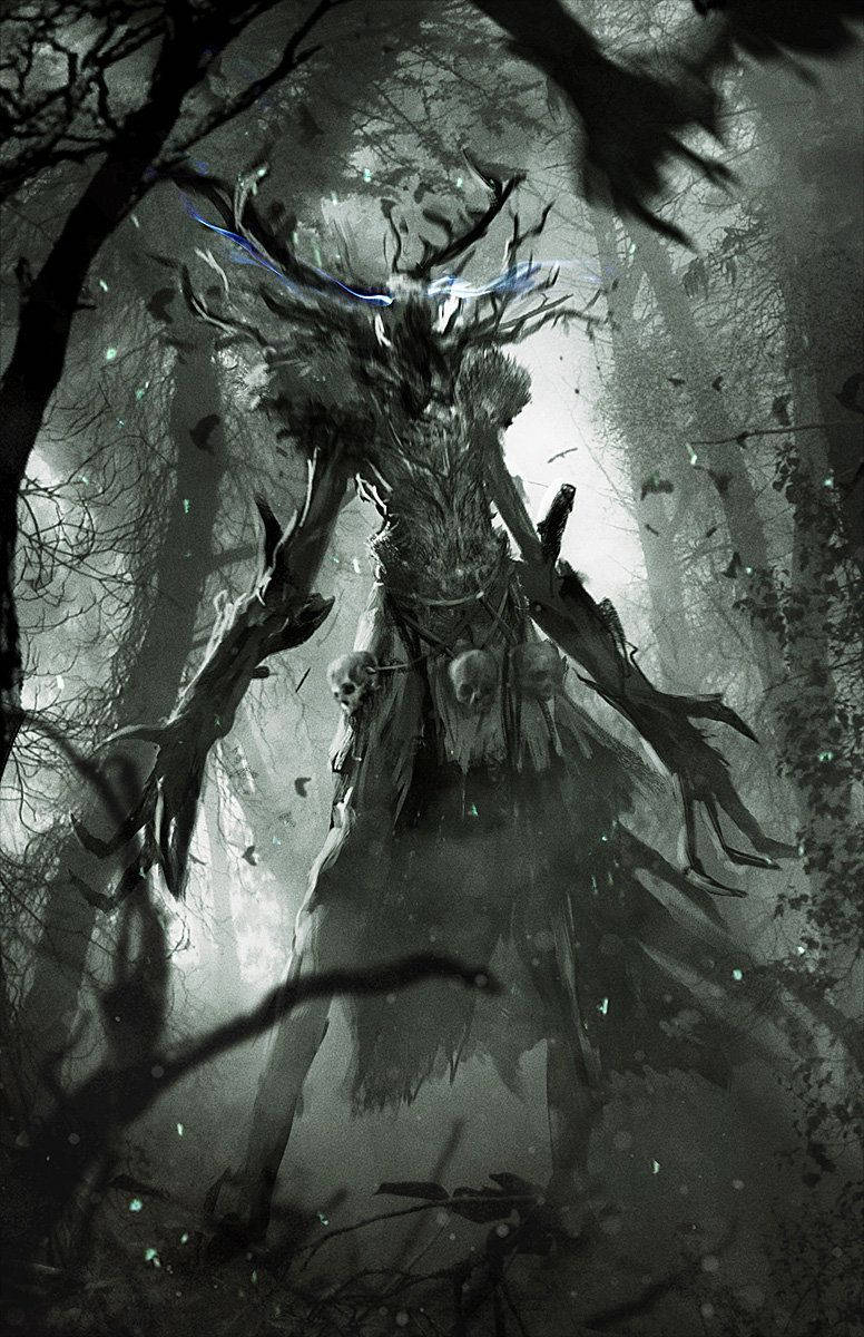 Towering Wendigo Wallpaper