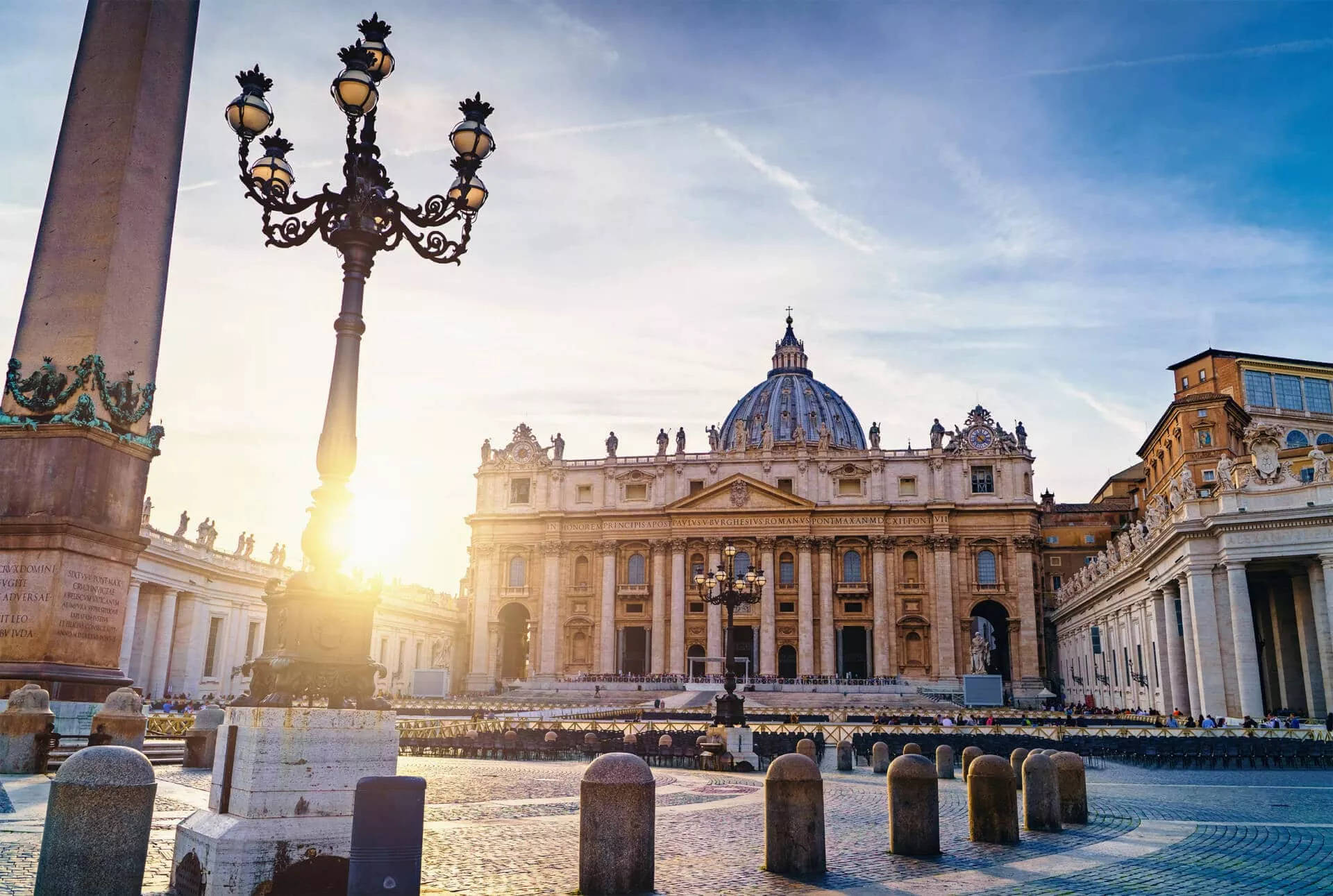 Town Square In Vatican Wallpaper