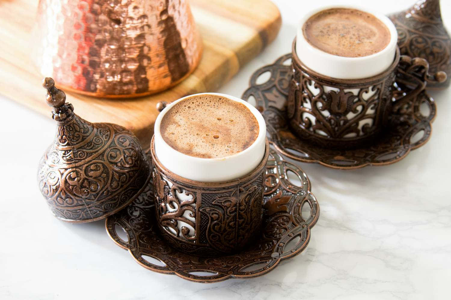 Traditional Turkish Coffee Setup.jpg Wallpaper