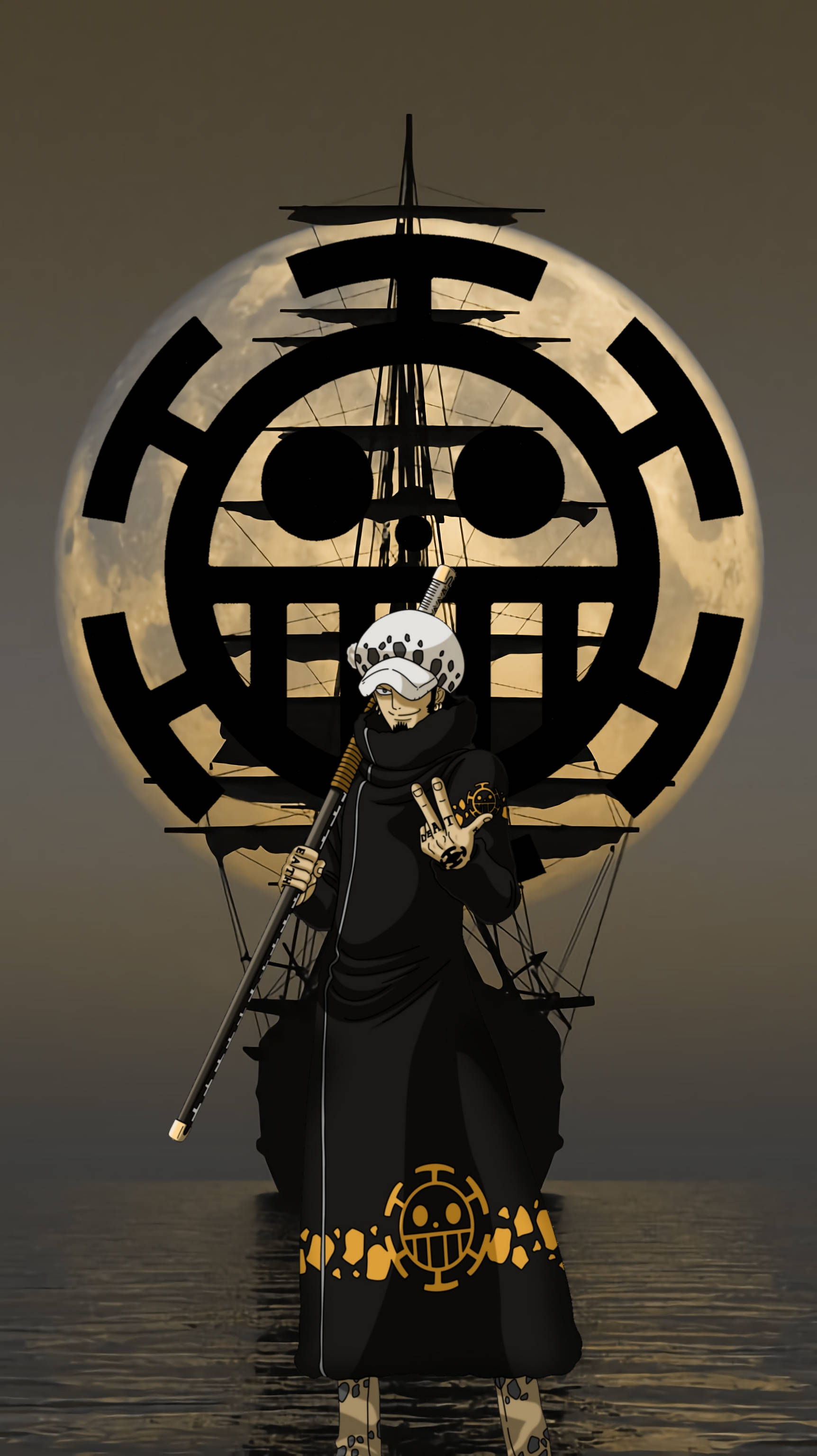 Trafalgar Law One Piece Punk Hazard Heart Pirate Wallpaper