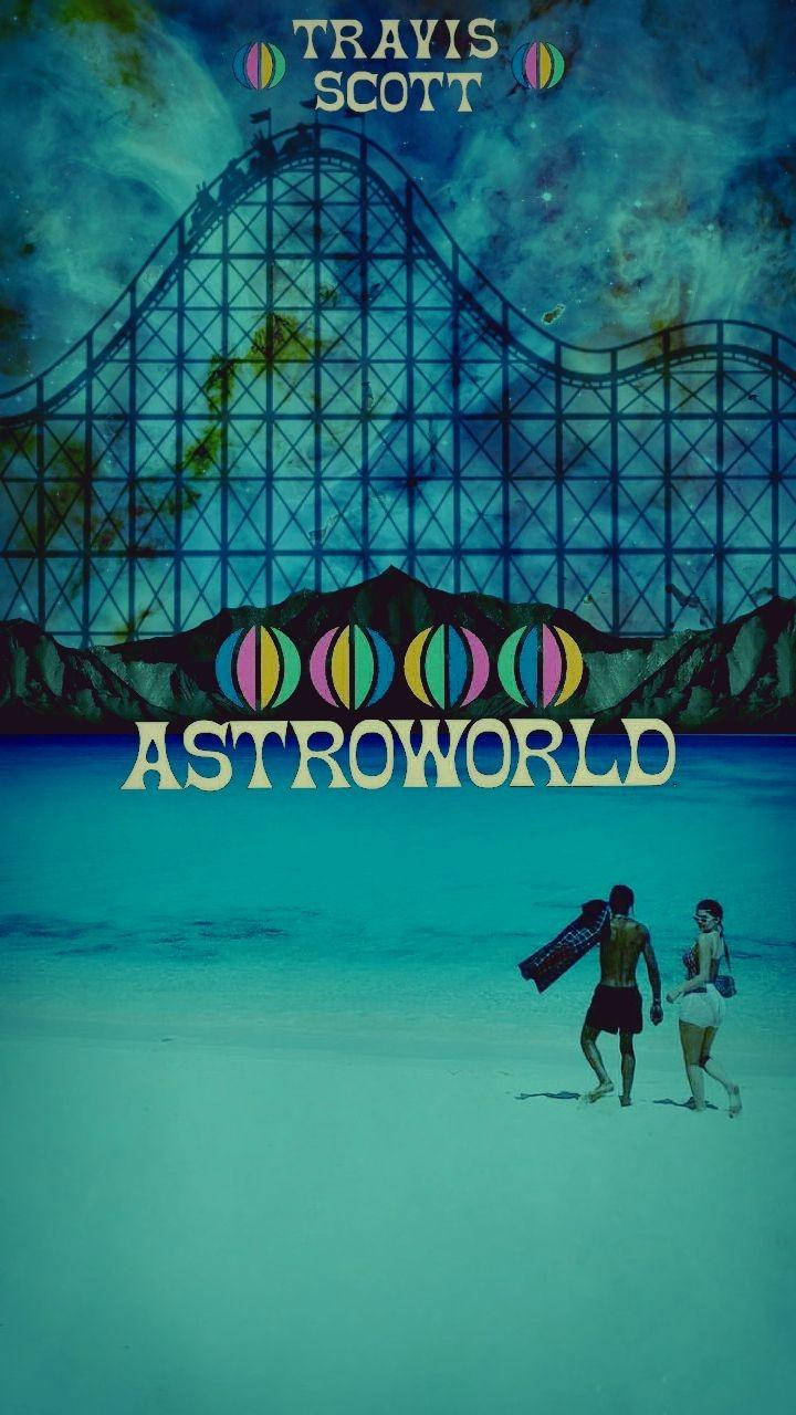 Travis Scott Astroworld Beach Park Wallpaper