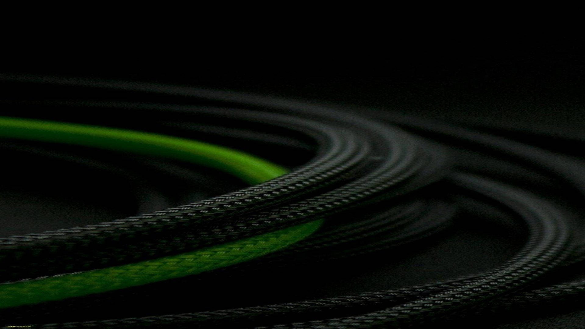 Trending Dark Green And Black Cables Wallpaper