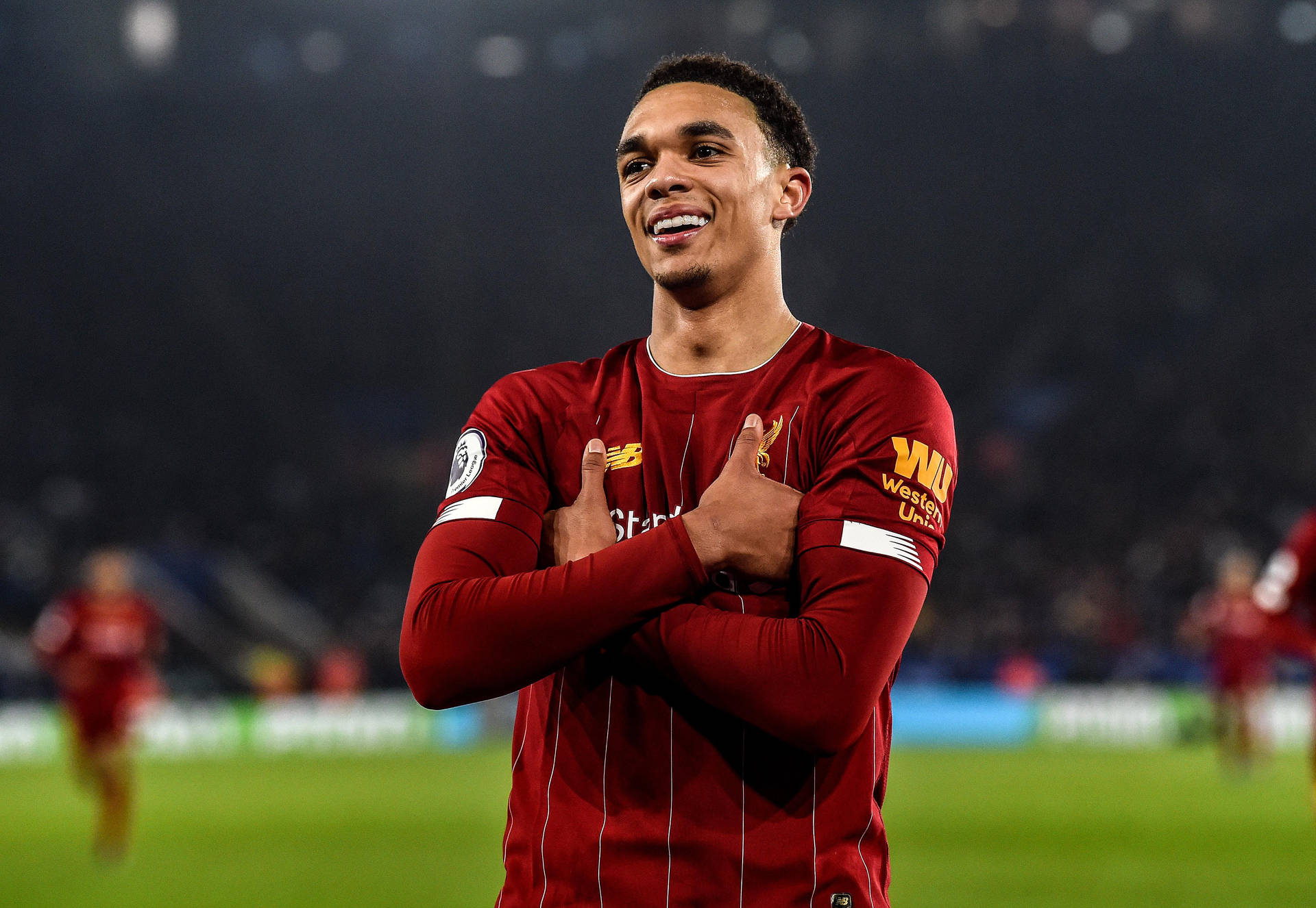 Trent Alexander-arnold Hands Under Armpits Wallpaper