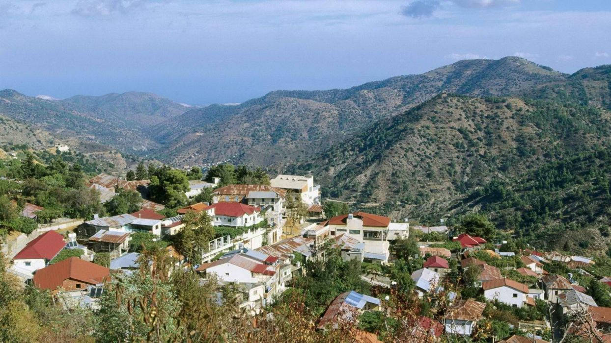 Troodos Mountain Range Of Cyprus Wallpaper