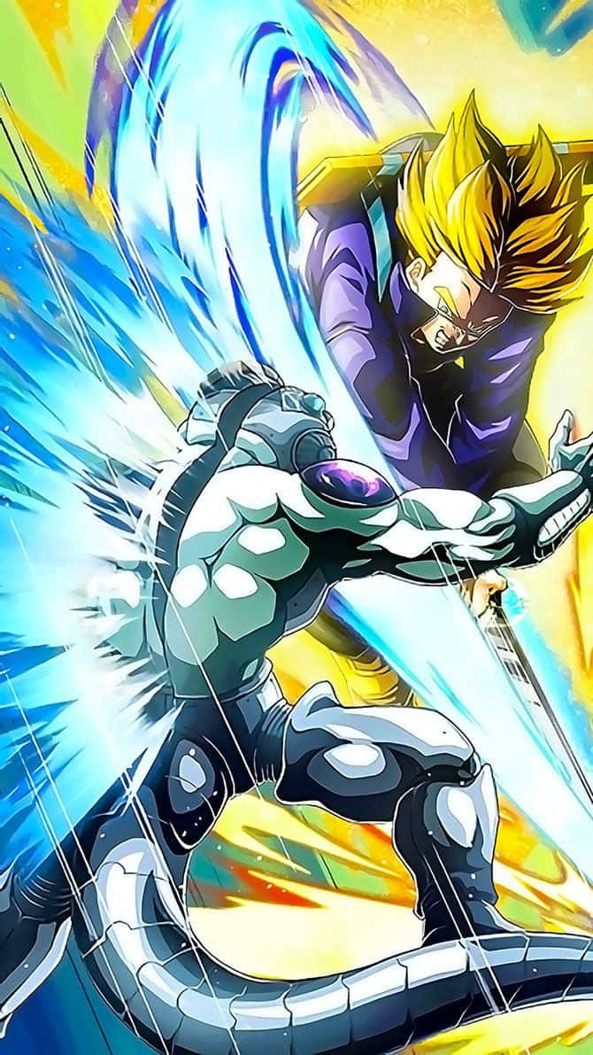 Trunks Vs. Mecha Frieza Wallpaper