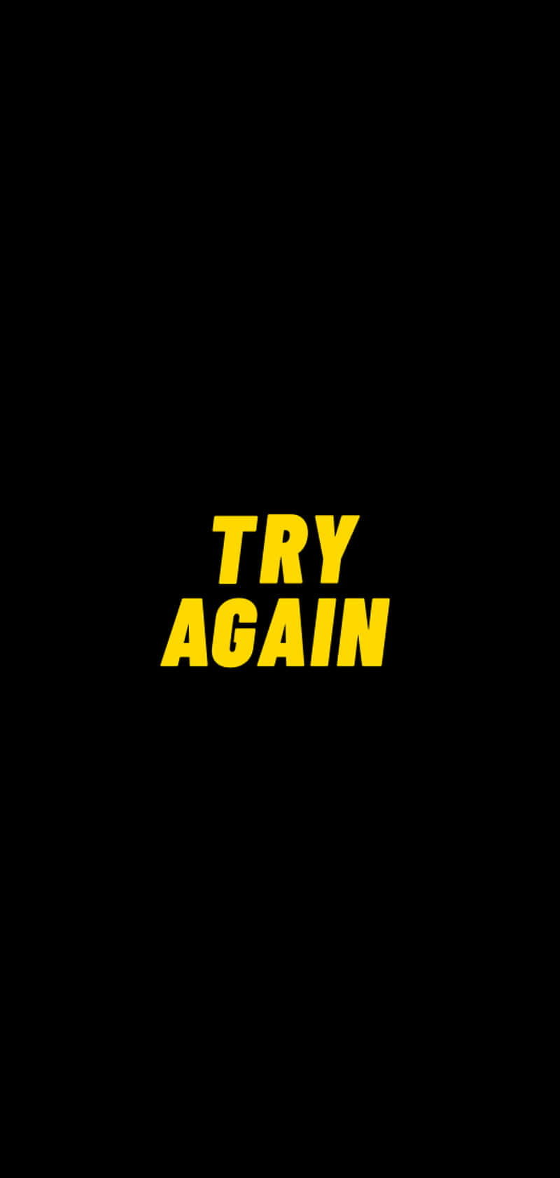 Try Again Motivational Graphic Wallpaper