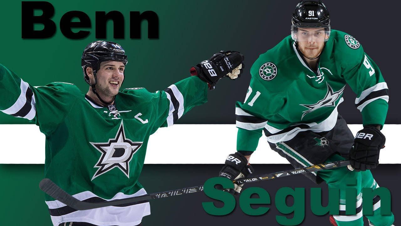 Tyler Seguin And Jamie Benn Dallas Stars Duo Wallpaper