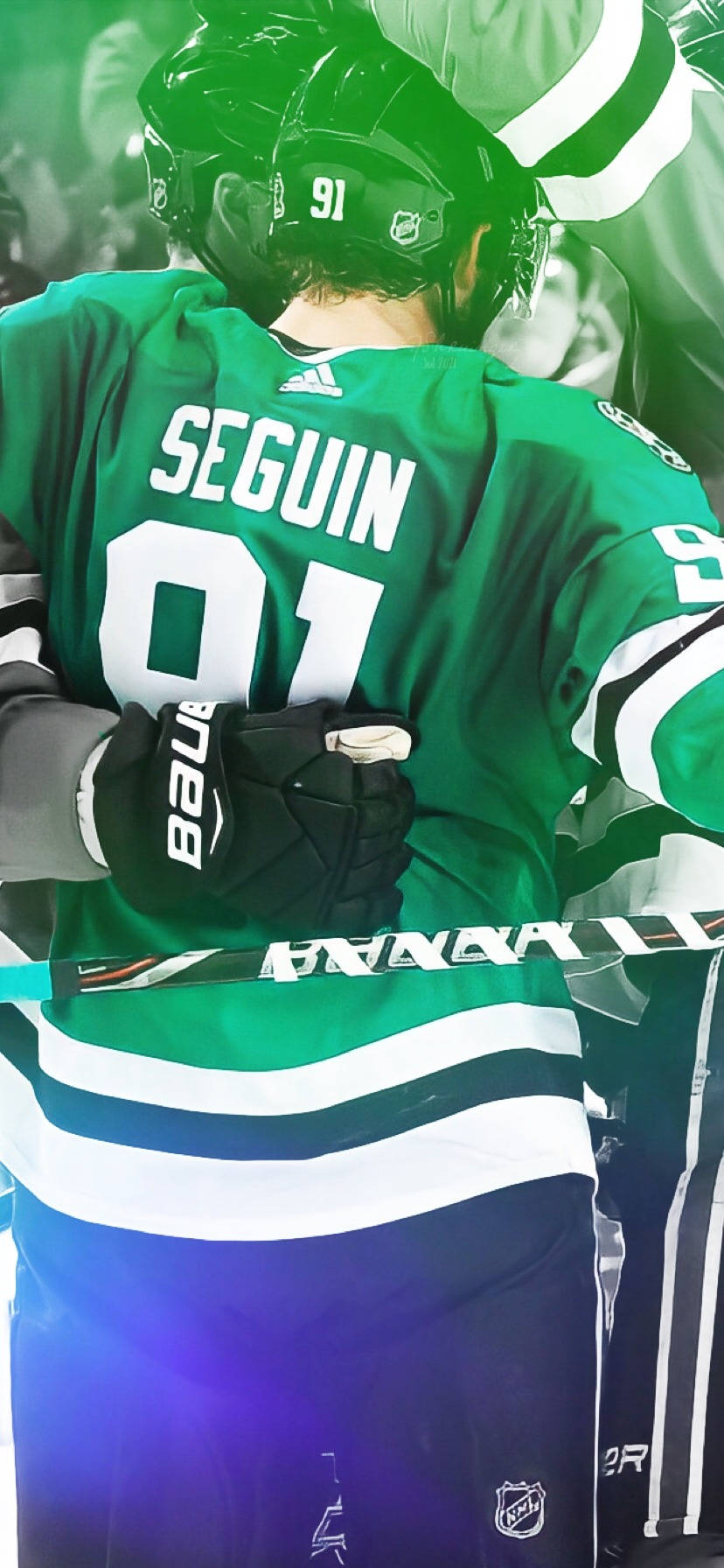 Tyler Seguin Dallas Stars Back View Hug Wallpaper