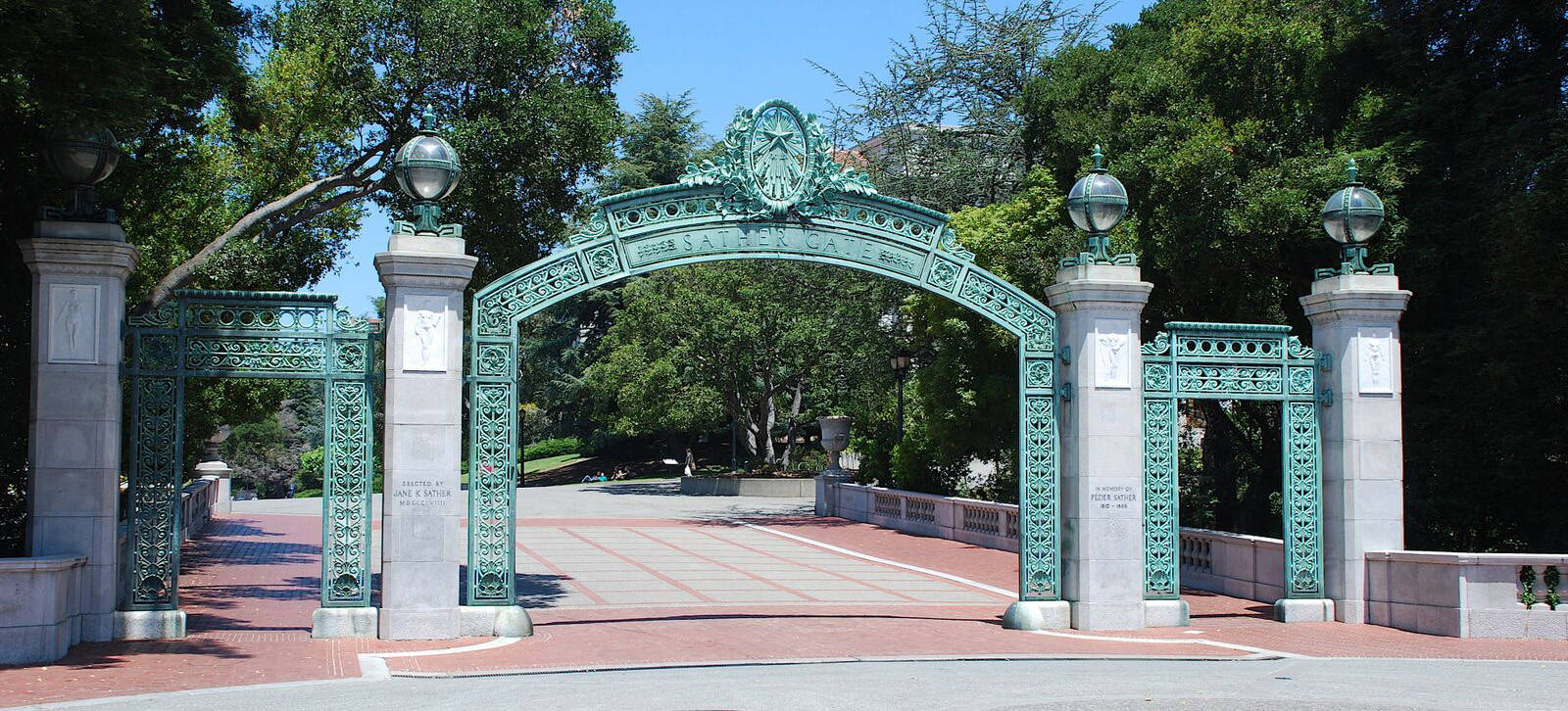 Ucb Oxidized Sather Gate Wallpaper