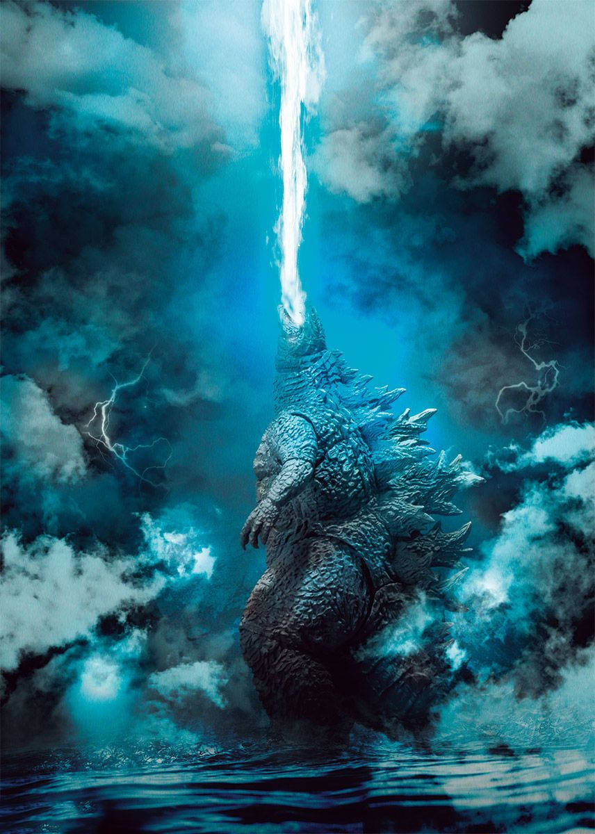 Ultra Hd Blue Artwork Godzilla King Of The Monsters Wallpaper