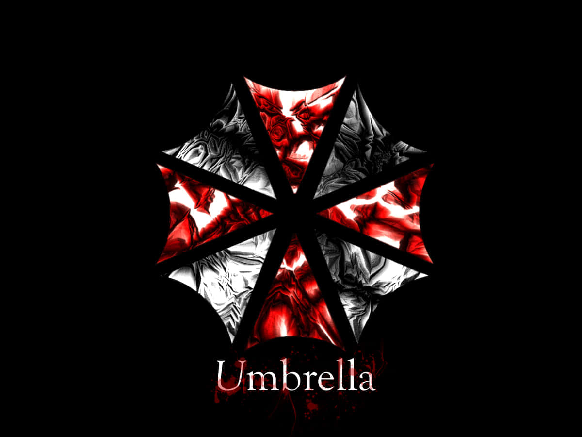 Umbrella Corporation Logo Red Black Wallpaper