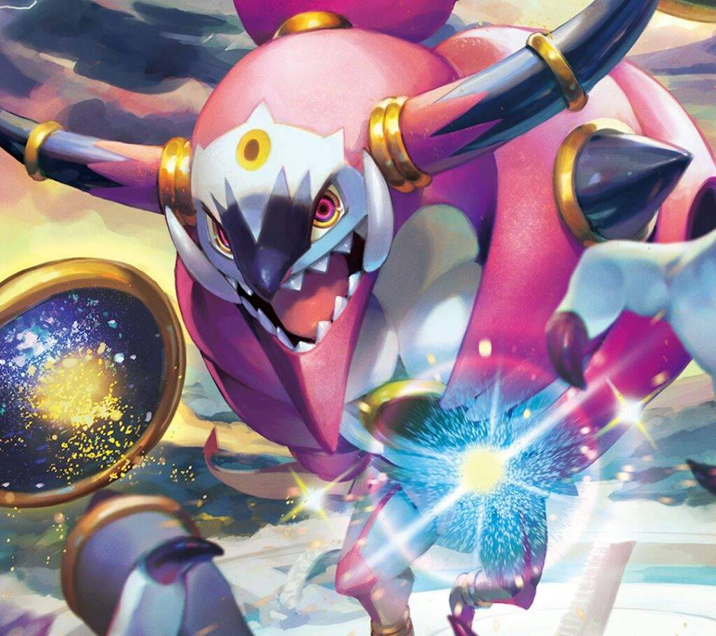 Unbound Hoopa With Light Orb Wallpaper