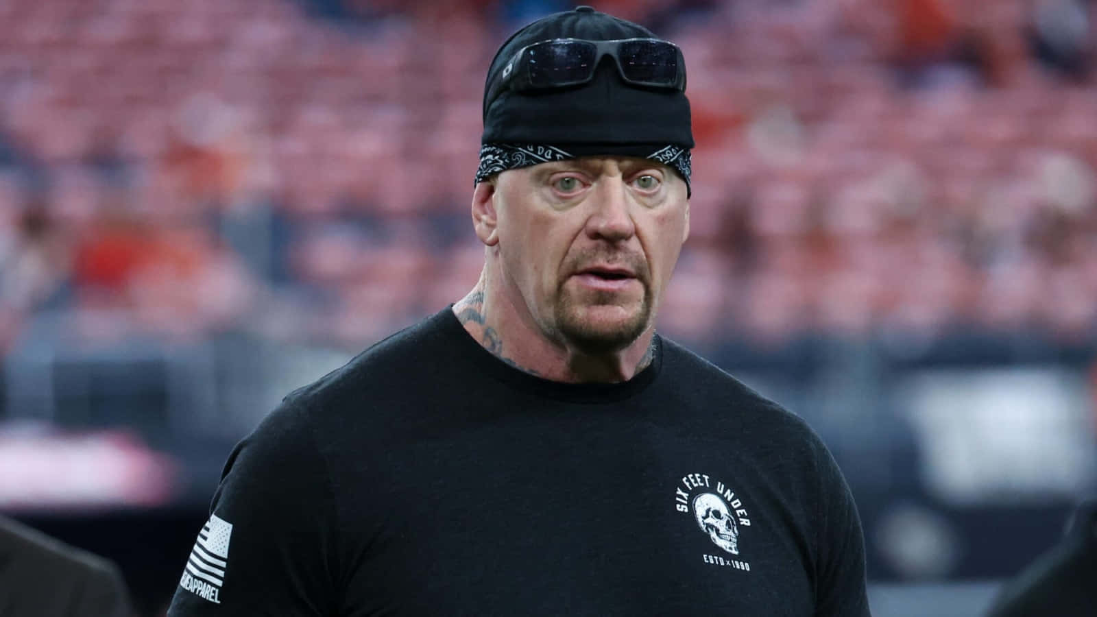 Undertaker Casual Look Stadium Wallpaper