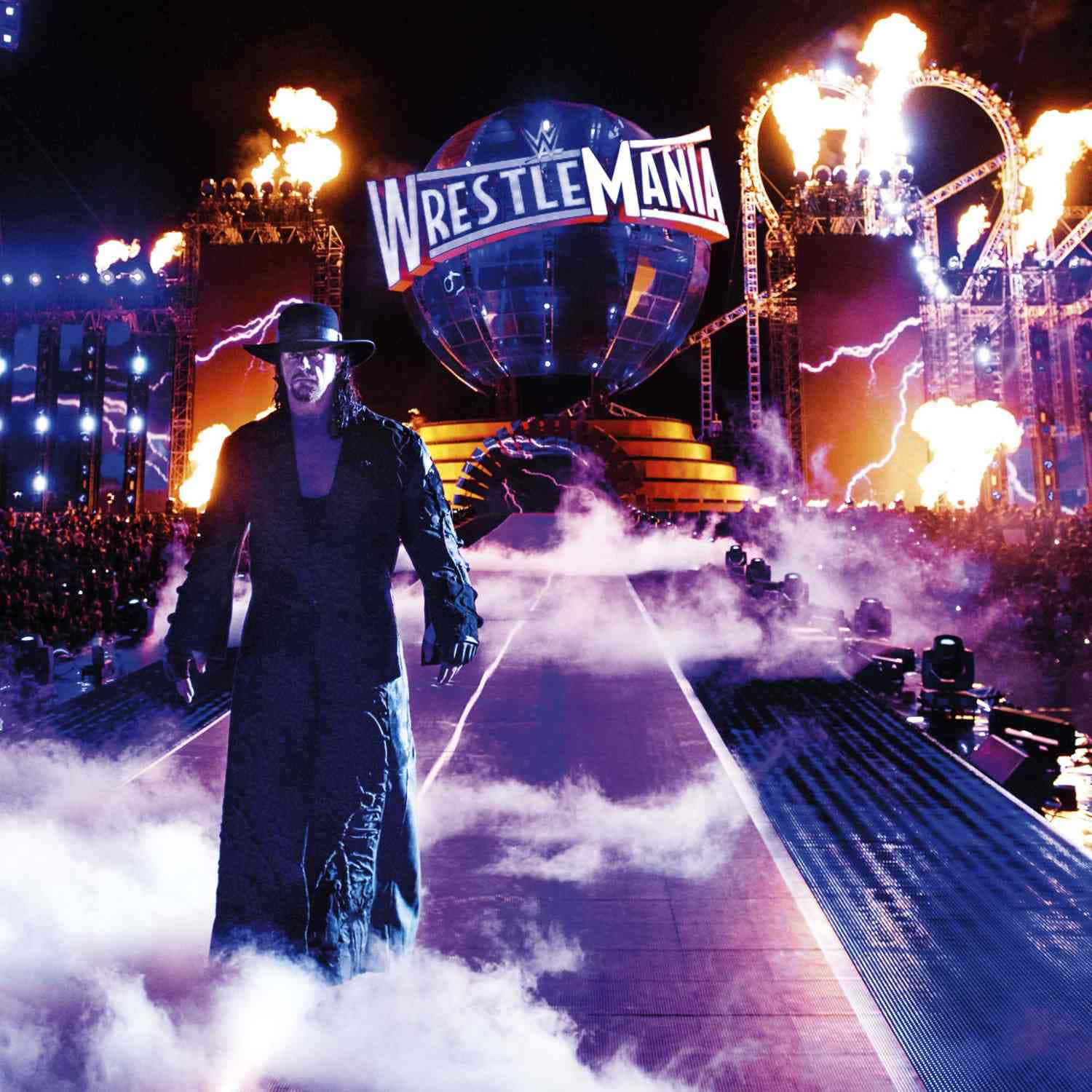 Undertaker Wrestle Mania Entrance Wallpaper