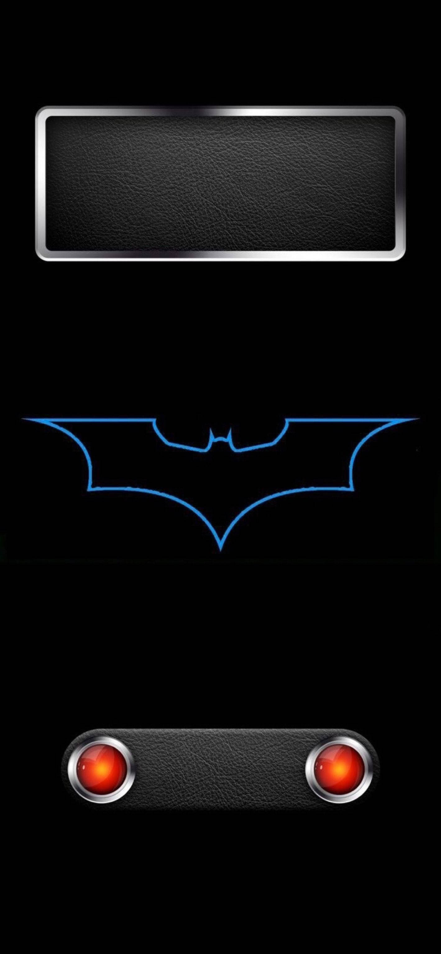 Unique Batman Print On Iphone X Wallpaper