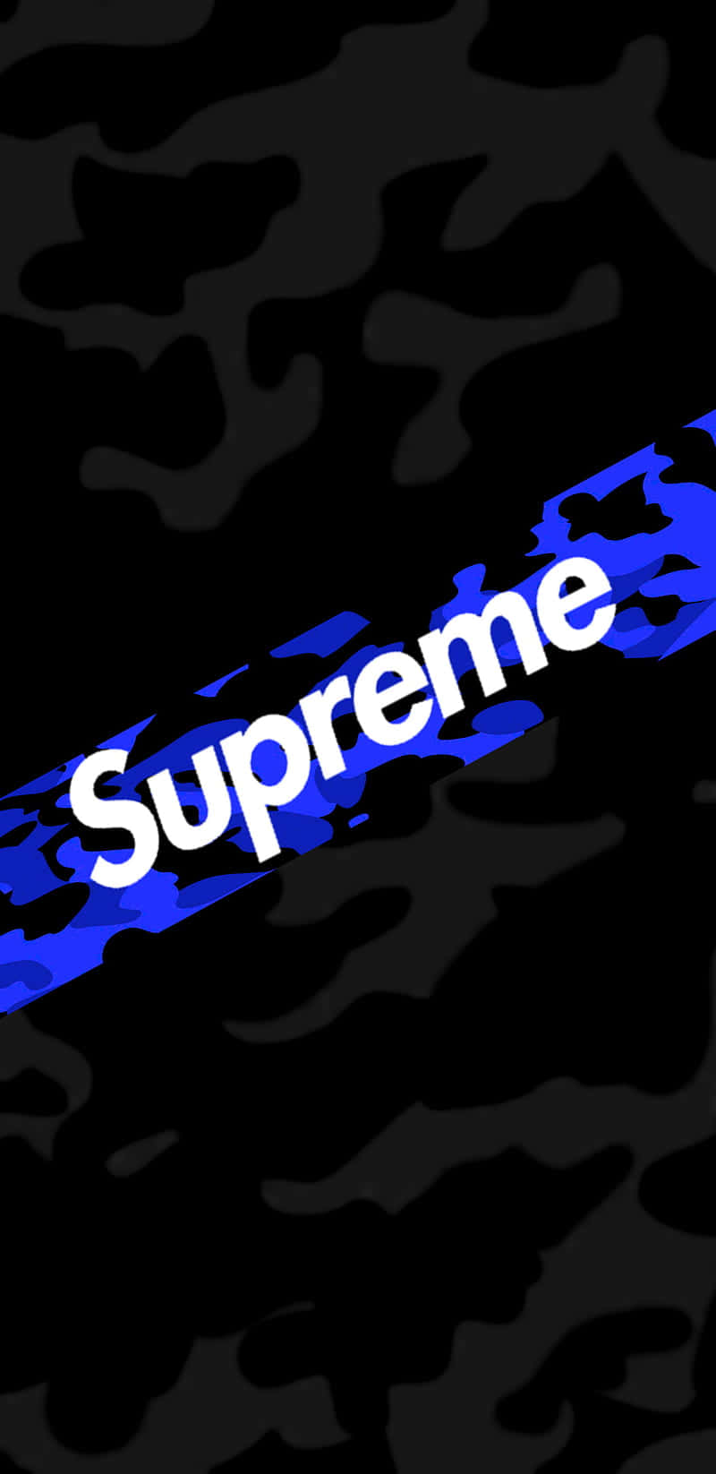 Unisex Luxury Blue Supreme Shirt Wallpaper