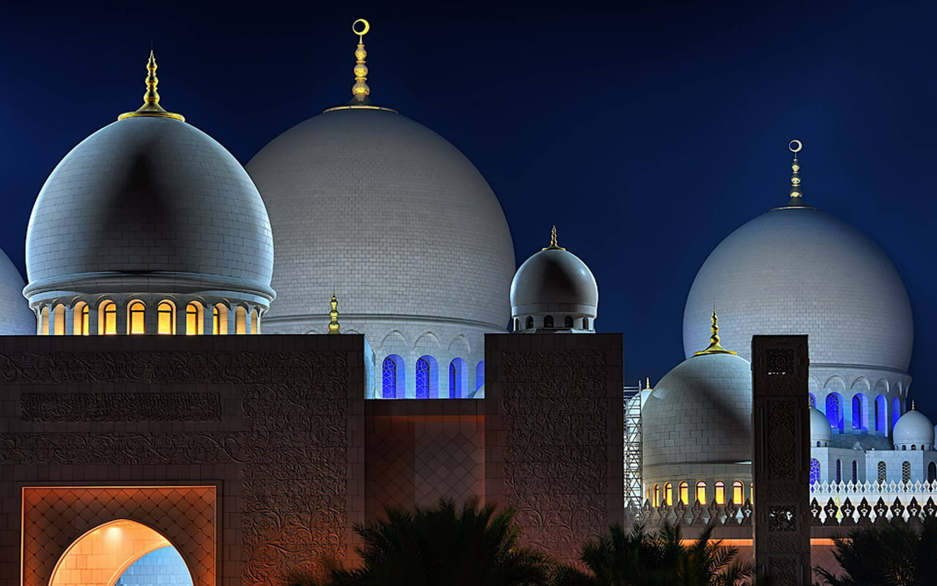 United Arab Emirates Grand Mosque Dome Wallpaper