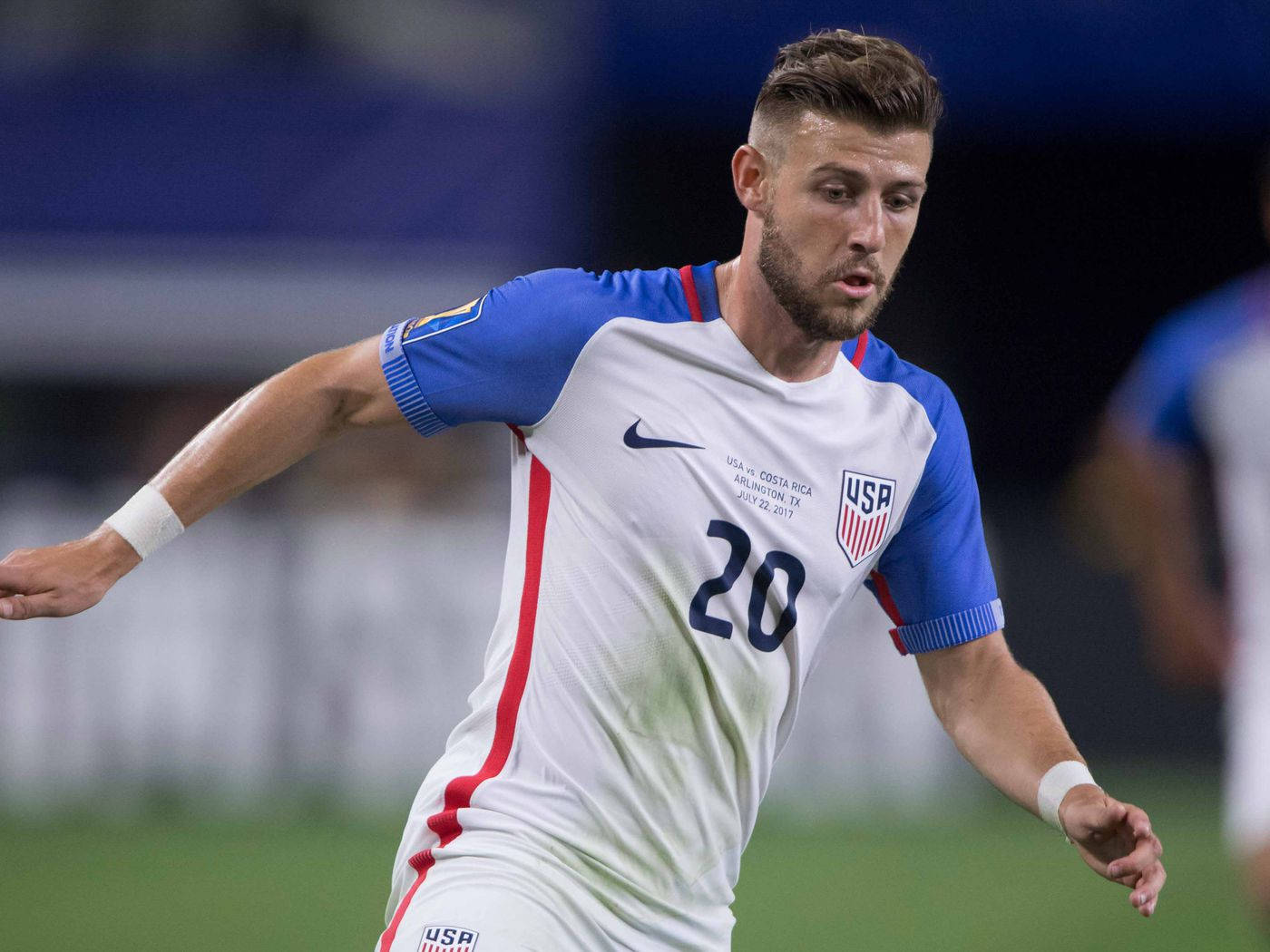 United States Winger Paul Arriola Mls Game Wallpaper