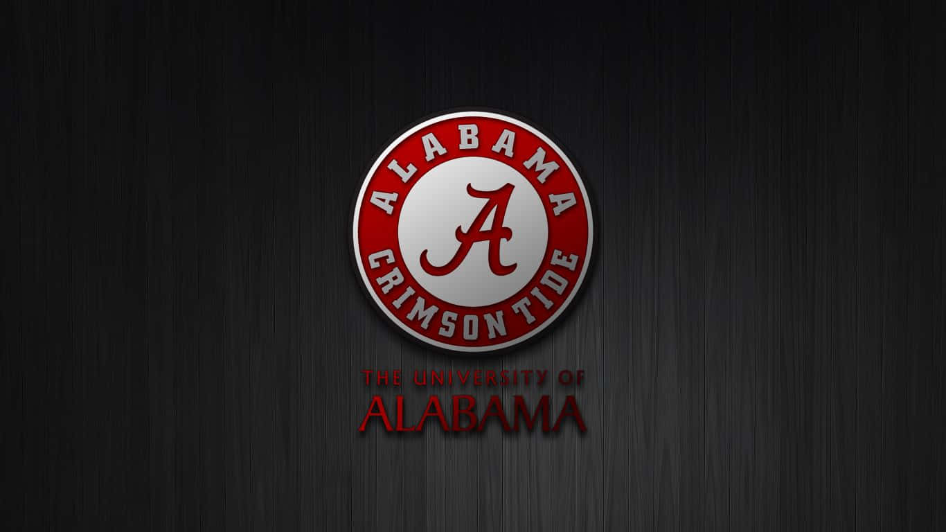 University Of Alabama Football Team Crimson Tide Logo Wallpaper