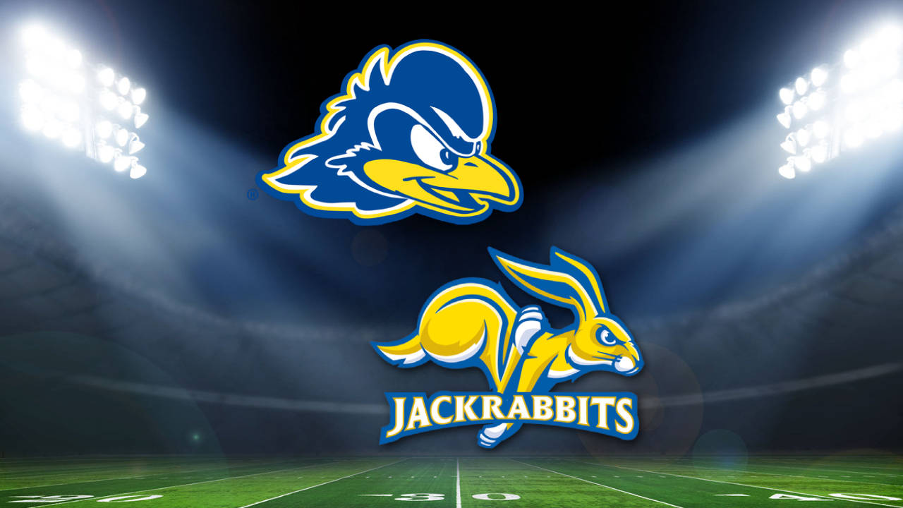 University Of Delaware's Football Stadium With Blue Hens Logo Wallpaper