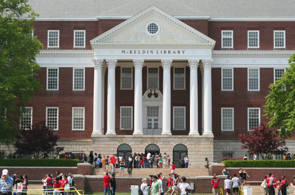 University Of Maryland Mckeldin Library Wallpaper